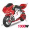 Minibike elektro 1000W červená
